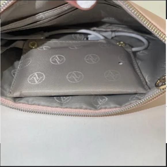 Adrienne Vittadini Soft Pink Wristlet Clutch - Picture 8 of 12